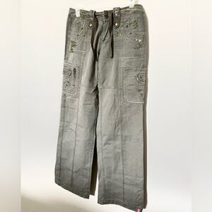 Vintage Y2K Low Rise Cargo Pants